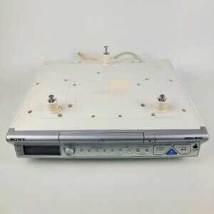 Sony Mega Bass Under Cabinet Radio FM AM CD Kitchen Clock Radio ICF-CD543RM